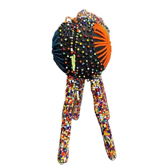 MonkeyBiz South African Hand Beaded Lion Figure - Picture 5 of 7